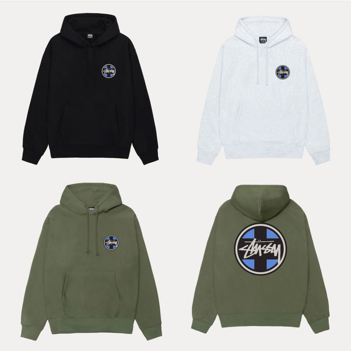 パーカー・フーディ STUSSY CROSS DOT HOODIE 5FT1719
