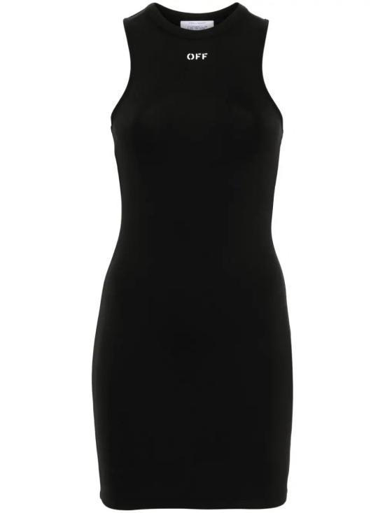 ワンピース OFF WHITE Women Mid Skirts OWDB463C99JER001 1001 BLACK