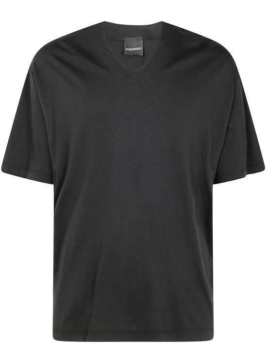 Tシャツ・カットソー EMPORIO ARMANI Men T Shirts EM000747AF12913 UC001 BLACK