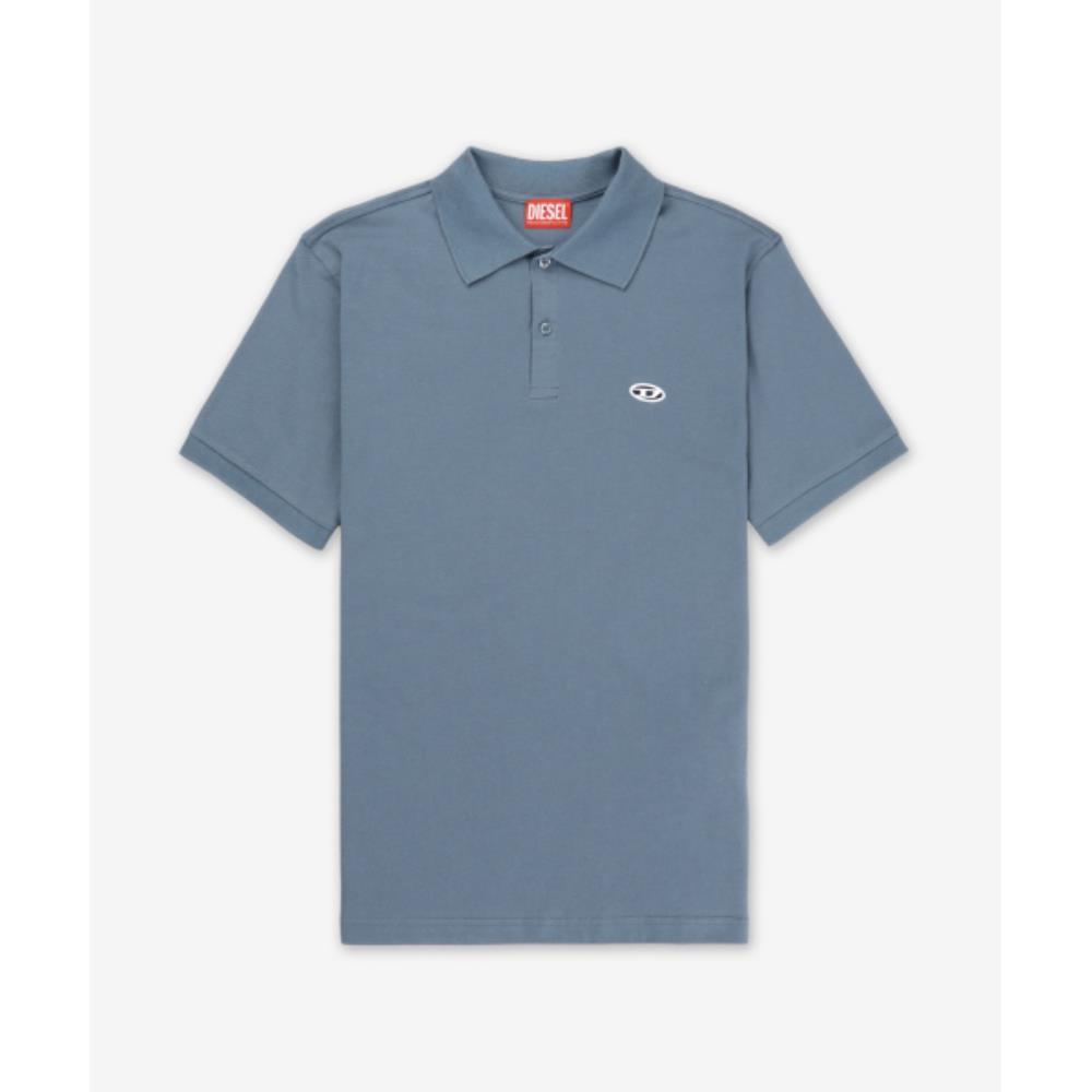 Tシャツ・カットソー DIESEL T-Rejust DVPJ Polo Shirt Teal Blue A150570AIJR89M A15