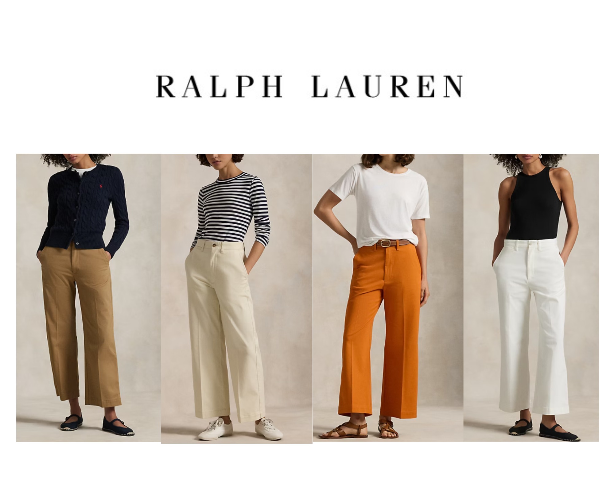 【Polo RALPH LAUREN】SALE★ チノ ワイドレッグ パンツ
