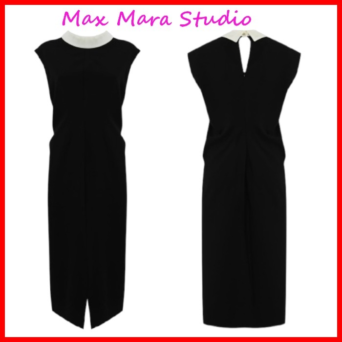 MAX MARA STUDIO ロゴ DATTERO アワーグラス ワンピース