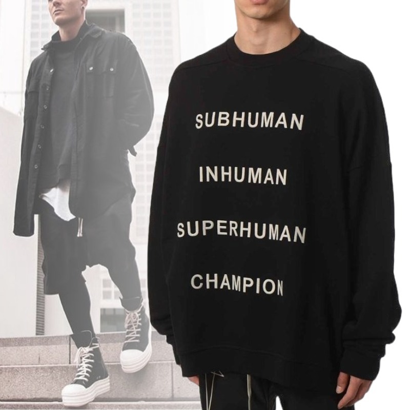 大人気! RICK OWENS ｘ CHAMPION ジャンボ スウェット コットン