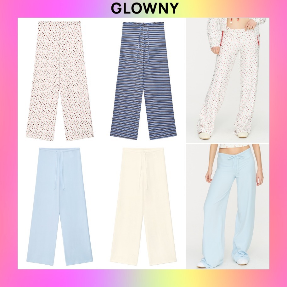 【GLOWNY】25HS★(S,M,L) LAZY SUNDAY TERRY PANTS