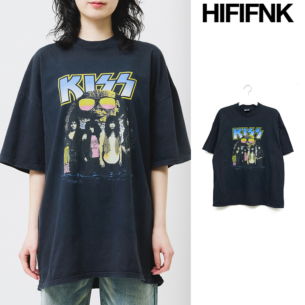 【HI FI FNK】Kiss Printed Vintage Top