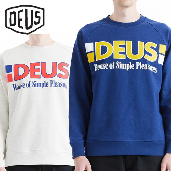 Deus Ex Machina☆ZONE OUT TEAM CREW ロゴ コットン トレーナー