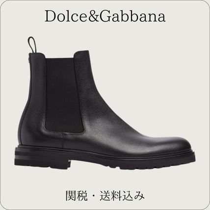 極上の逸品 DOLCE&GABBANA イタリア製 本革 サイドゴアブーツ