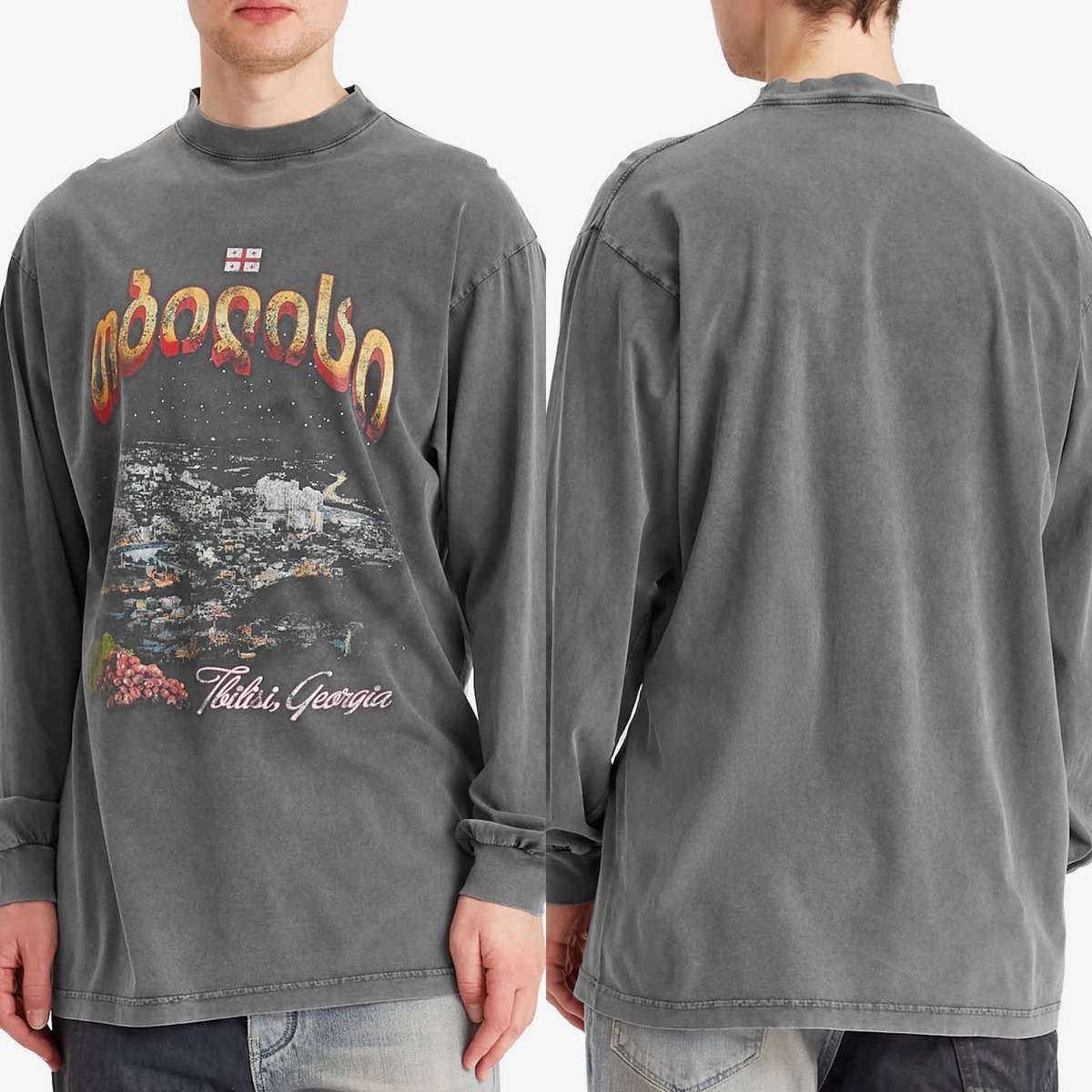 送料関税込Balenciaga Tbilisi Tubular LongSleeve LargeT-Shirt