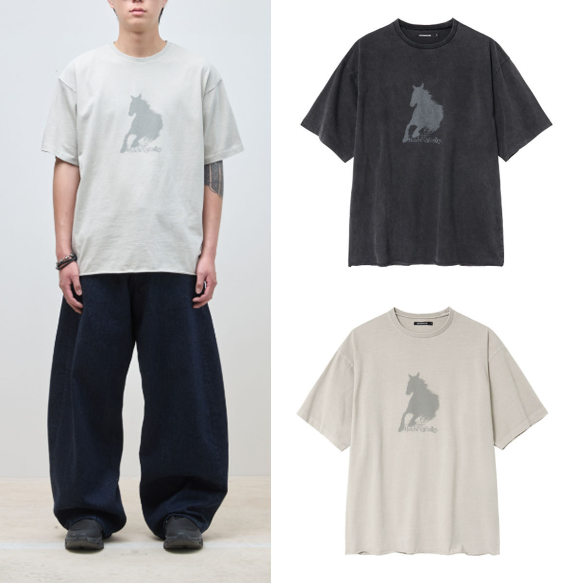 Tシャツ・カットソー HATCHINGROOM Horse Tee 5FT1723