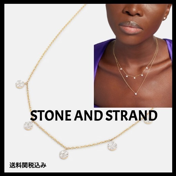 送料関税込み★STONE AND STRAND★ダイヤモンド Discoネックレス