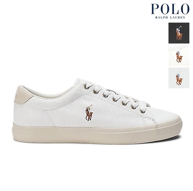 【POLO RALPH LAUREN】ロングウッド レザー スニーカー★関税込