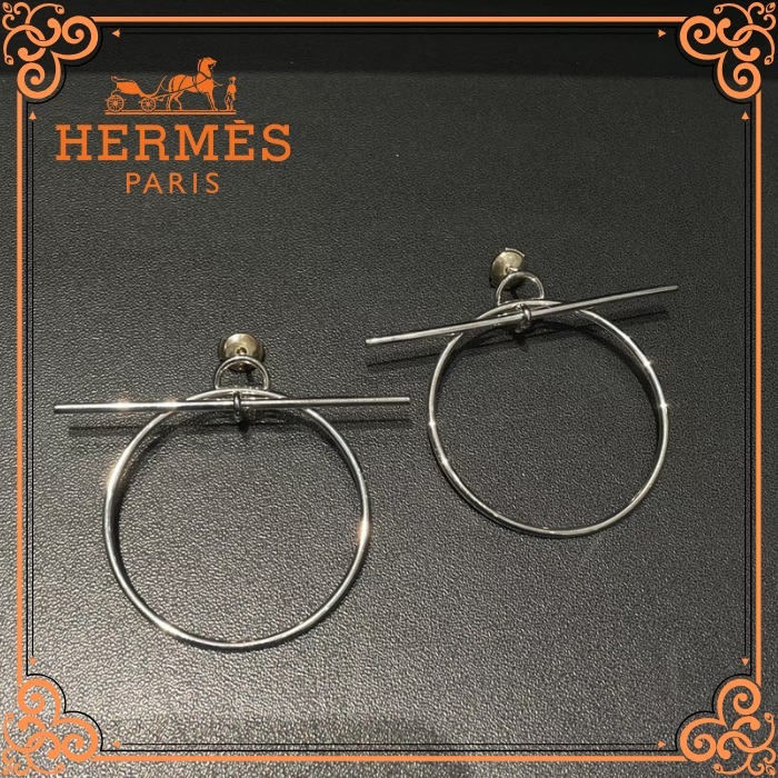 存在感抜群♪【HERMES】ループピアス