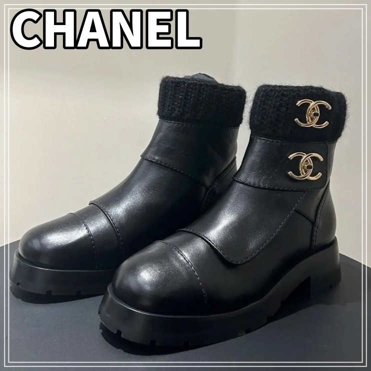 【エレガント】CHANEL ショートブーツ