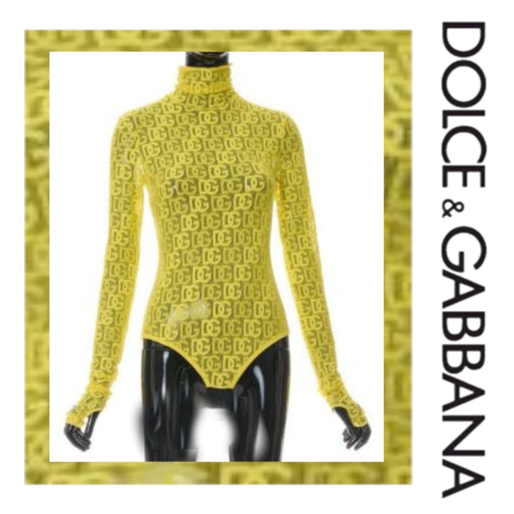 早い者勝ち【D&G】DGモノグラム ボディースーツ