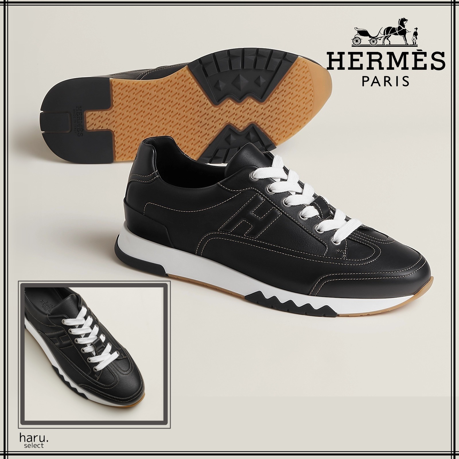 モダン★スポーティー【HERMES】 Trail スニーカー men's
