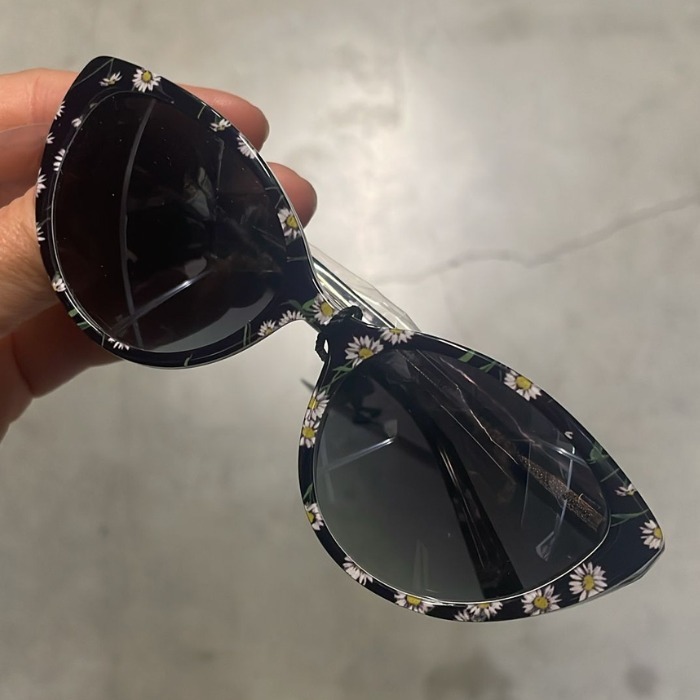 希少 DOLCE&GABBANA ドルガバ DG フラワープリント サングラス