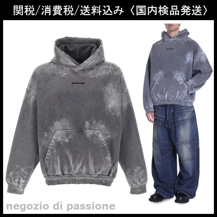 BALENCIAGA Back Hoodie ヴィンテージ アーキタイプ フリース
