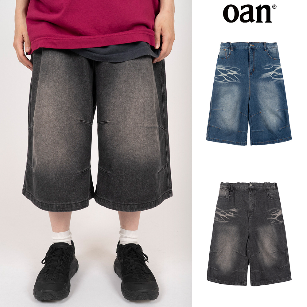 【oan】Vero Catbrush Denim Shorts