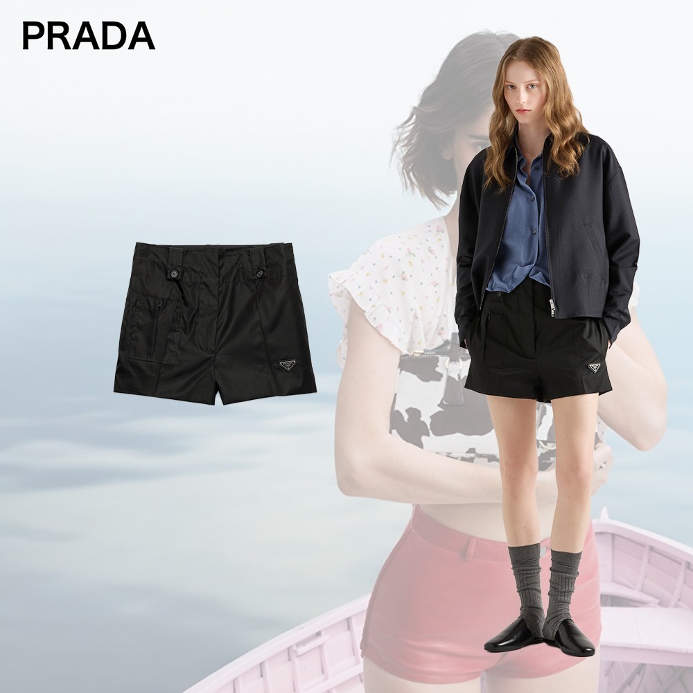 【希少】PRADA Re-Nylon サイドポケット ショートパンツ