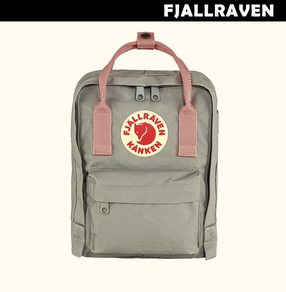 FJALLRAVEN ◆ カンケン ミニ バックパック - Fog/Pink
