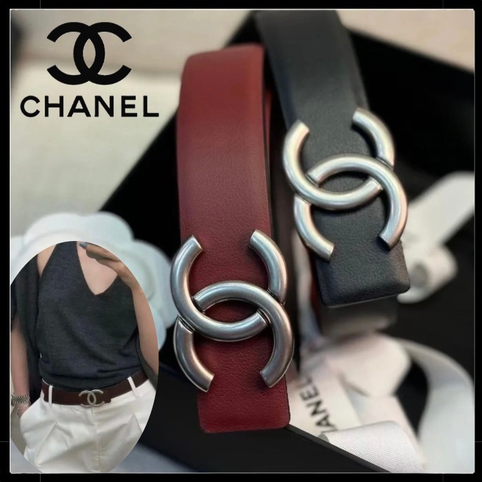 【リバーシブルで印象変わる☆】CHANEL ベルト