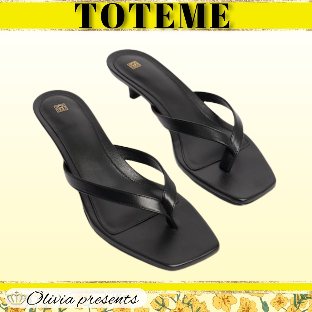 【Toteme】35mmレザーサンダル