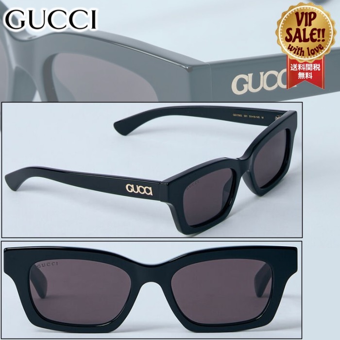 【GUCCI】 GG1779S キャットアイサングラス ブラック グッチ