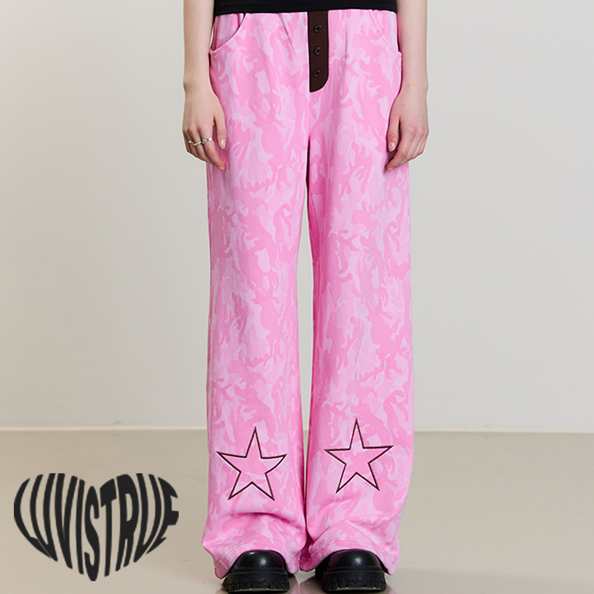 ★LUVISTRUE★SM STAR PANTS(PINK)★正規品/韓国直送料込/人気