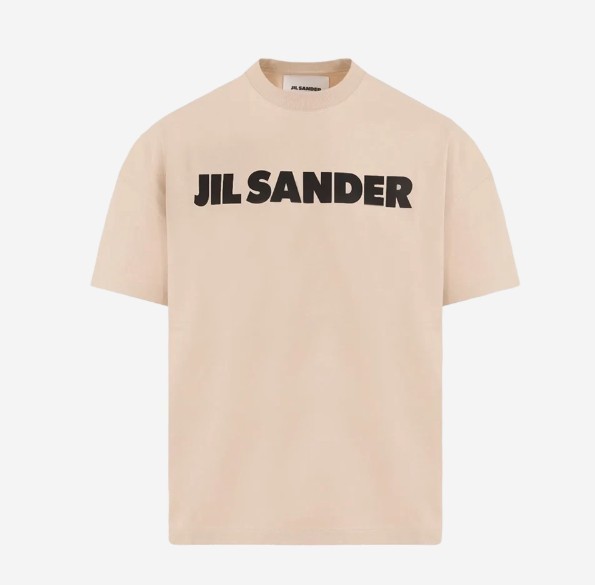【JIL SANDER】Jil Sander Logo T-Shirt Dark Sand