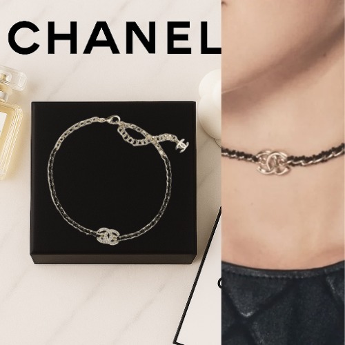 **輝くCCマークが主役♪**【CHANEL】 チェーンチョーカー CCロゴ