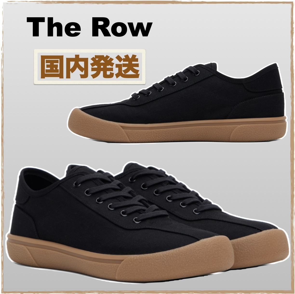 【THE ROW】 メンズ ローカット スニーカー 国内発送
