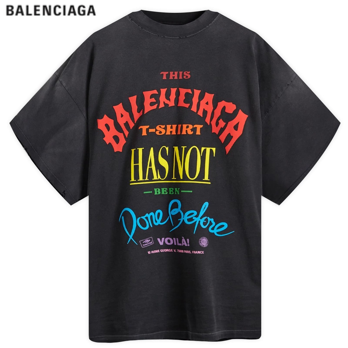 【送料関税込】Balenciaga Flame Short Sleeve T Shirt