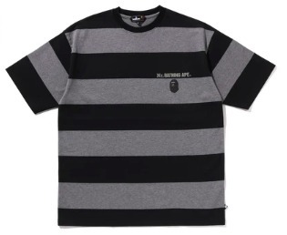 【A BATHING APE】STRIPE PRINT TEE #4 要在庫確認