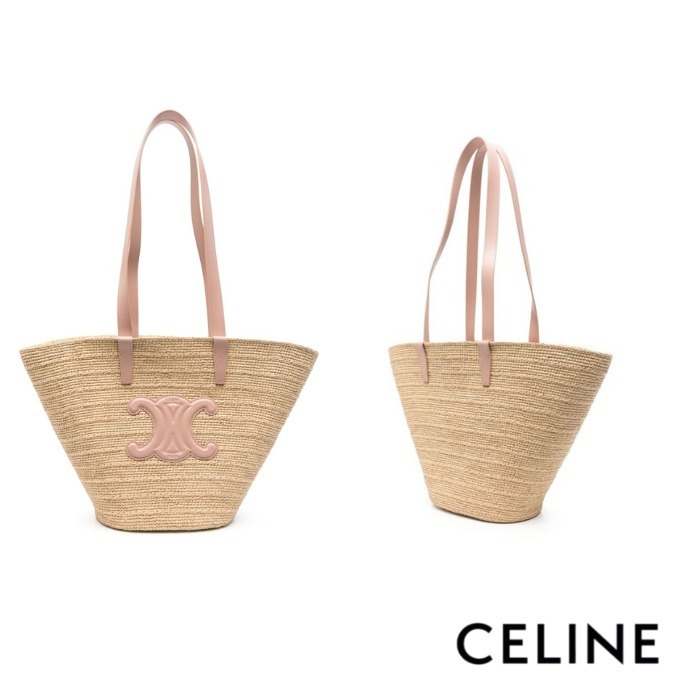 VIP価格☆Celine パニエ ミディアム トート ライトベージュ