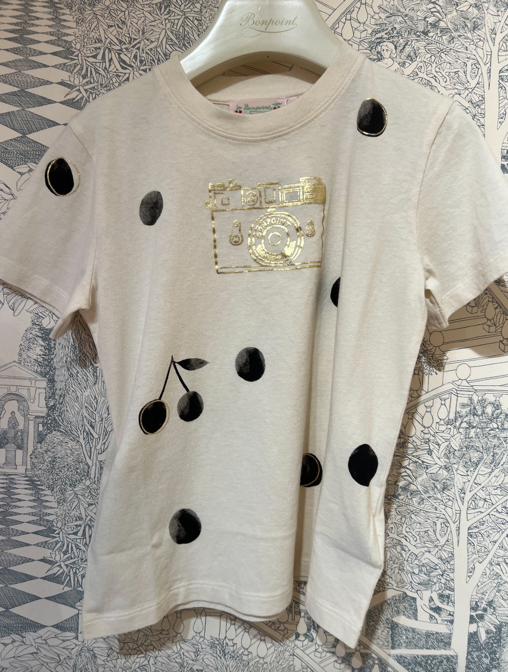 P05【Bonpoint】Thida プリントTシャツ 4~8A (#104)