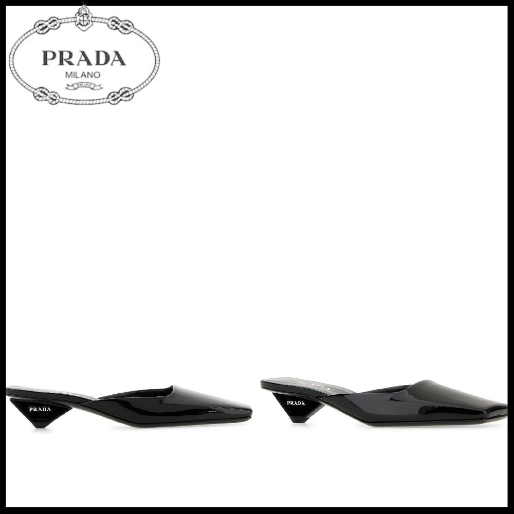 【PRADA】スクエアトゥ スリッポン ミュール☆SALE中