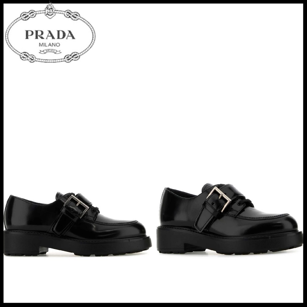 【PRADA】ラウンドトゥ レースアップ シューズ☆SALE中