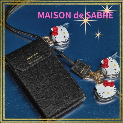 【MAISON de SABRE】 ハローキティ スマホポーチ