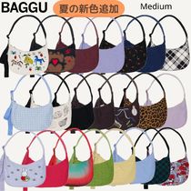 【BAGGU】春の新色追加☆ Medium Nylon Crescent Bag long strap