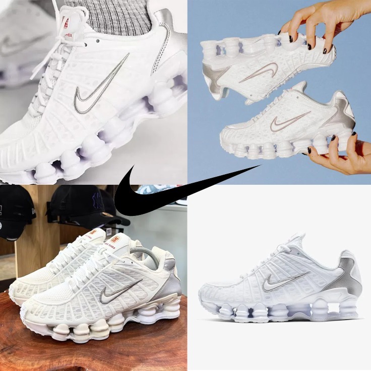 NIKE★ SHOX TL WHITE/MAX ORANGE★AR3566-100★