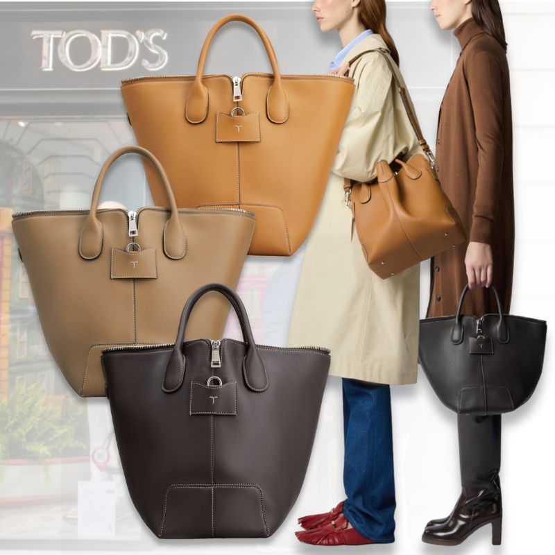 【直営店保証付き】TOD'S Di Bag Swing ミディアムレザーバッグ