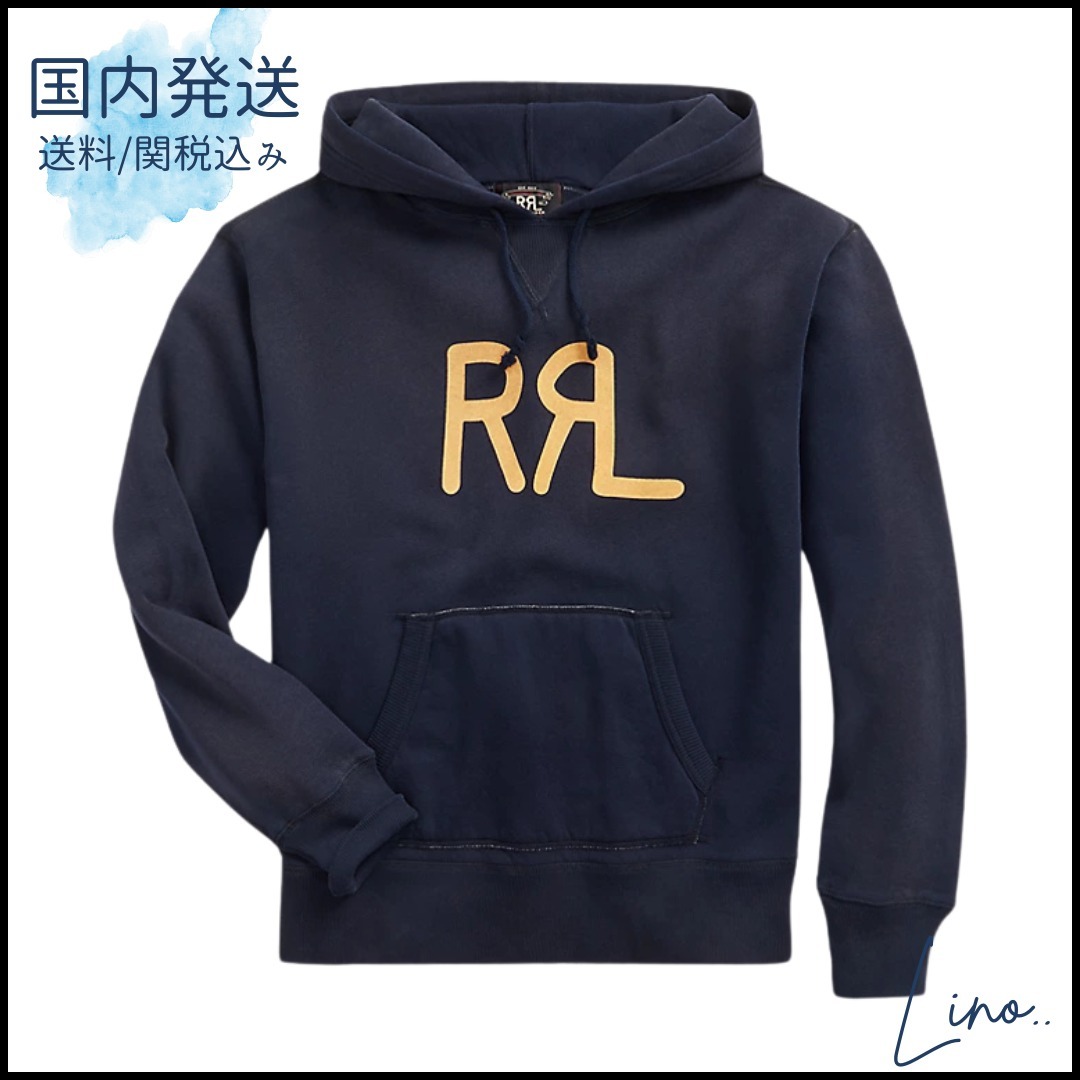 【RRL】関税/送料込み RRL ランチ ロゴ パーカー
