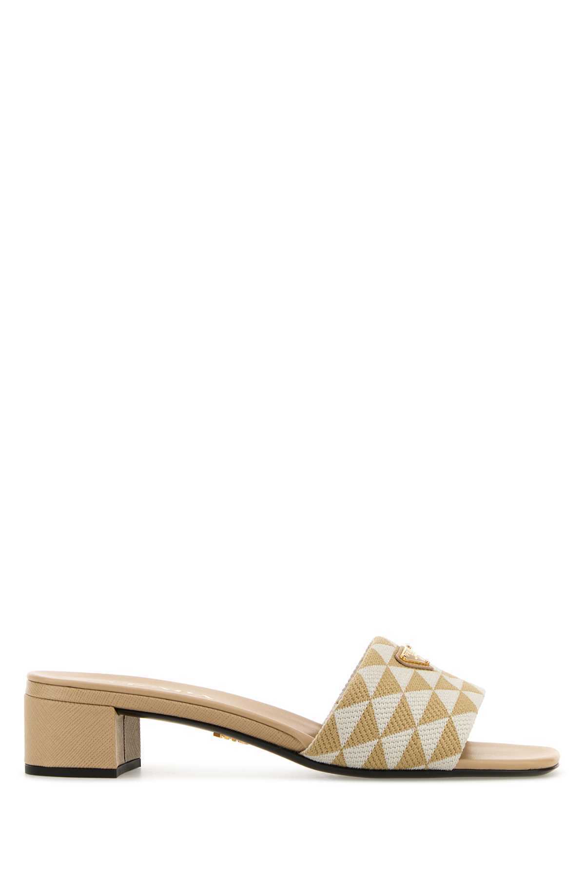【関税&送料込】Prada Embroidered Fabric Mules