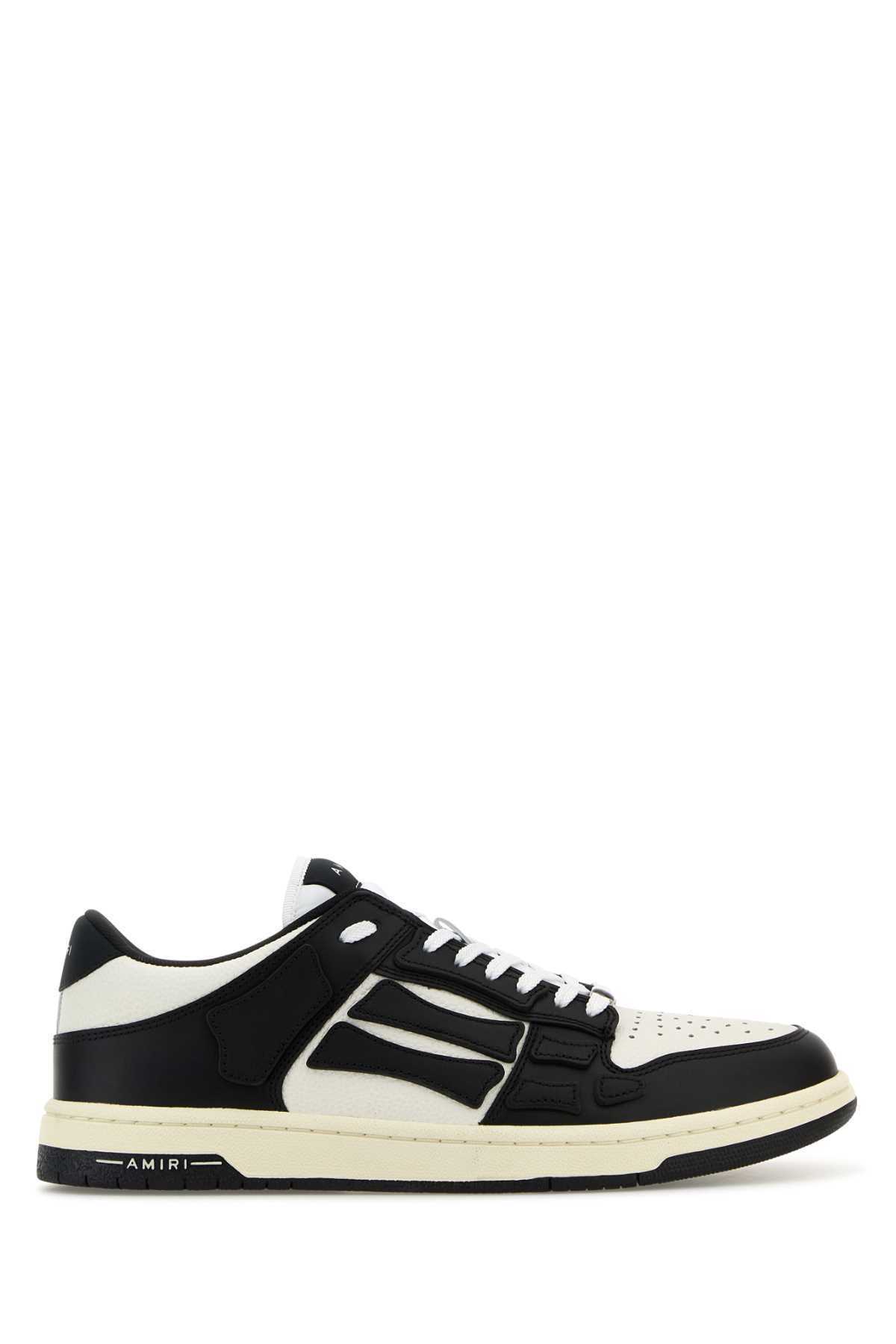 【関税&送料込】Amiri Tow-Tone Leather Skel Sneakers