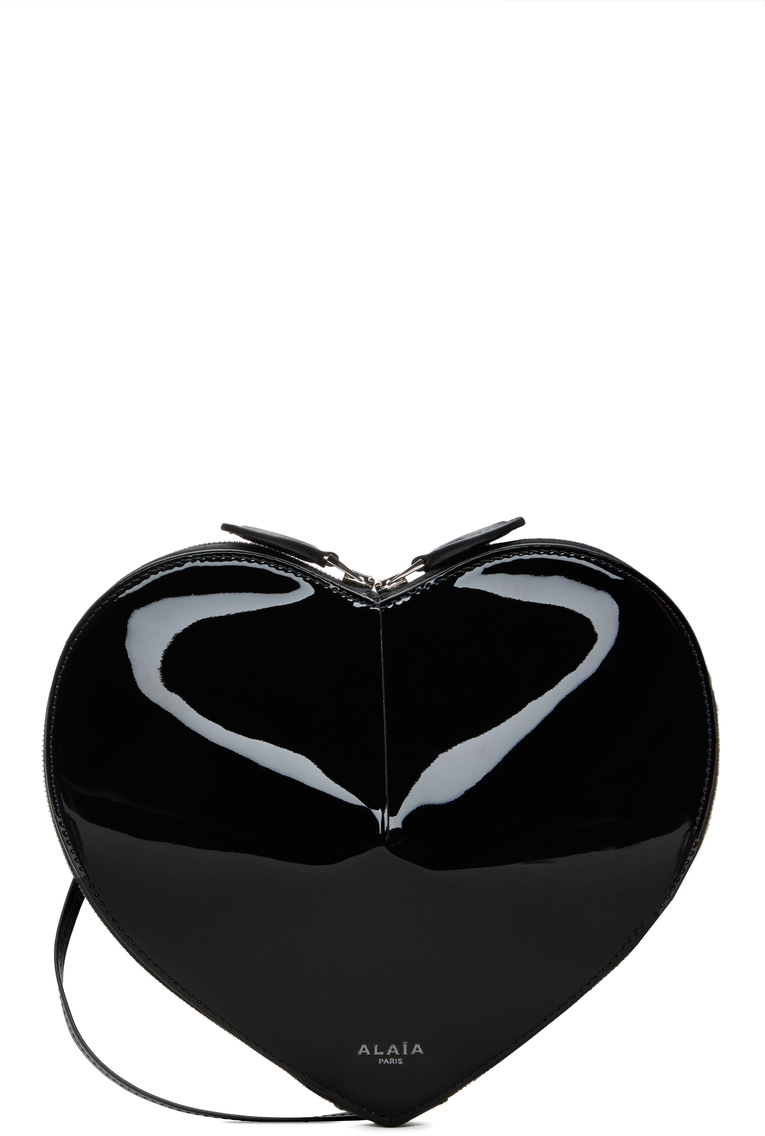 【関税込み】ALAIA ブラック 'Le Coeur' カーフスキン バッグ