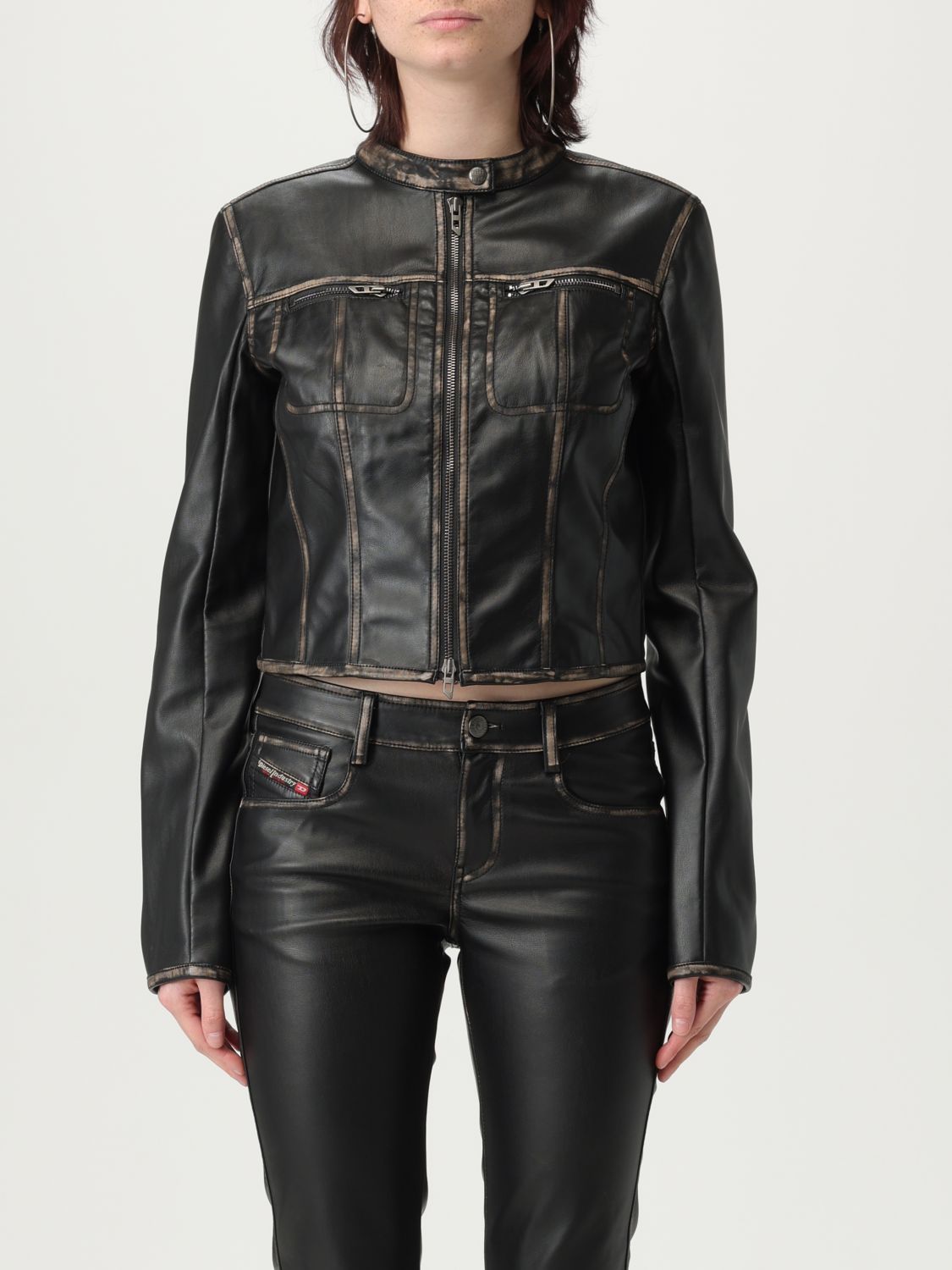 ジャケット DIESEL Woman Jacket Black A166600IKAR 900