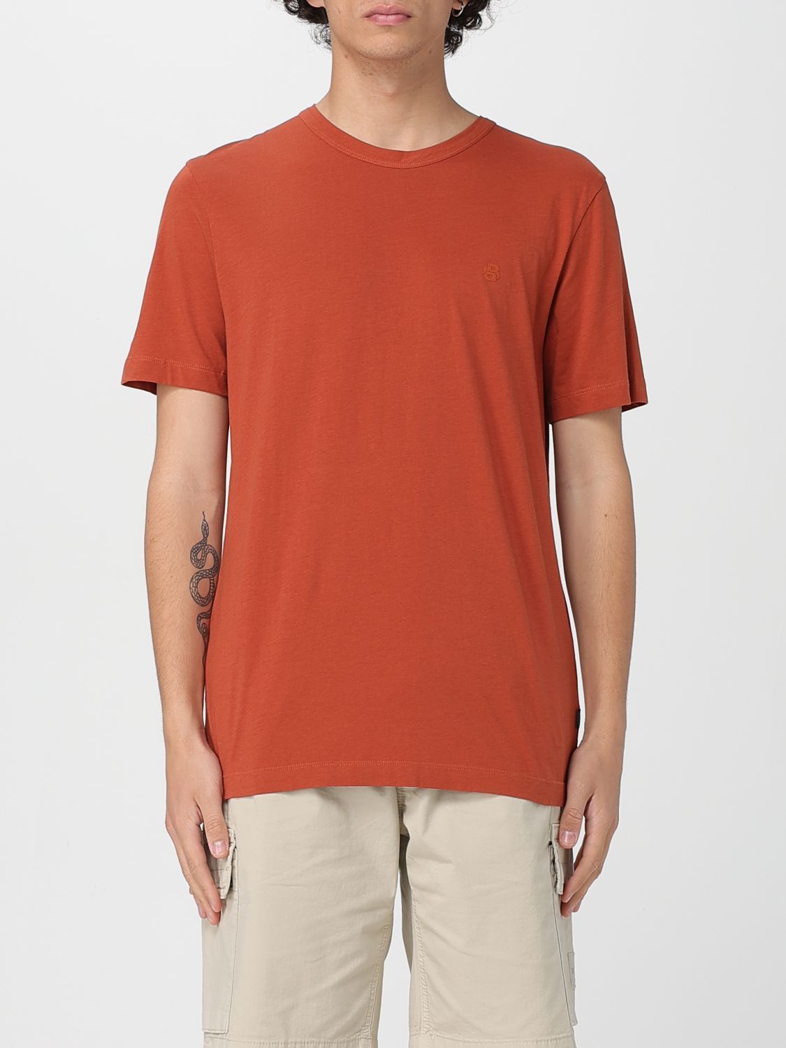 Tシャツ・カットソー BOSS Men T-shirt Rust 50539831 806