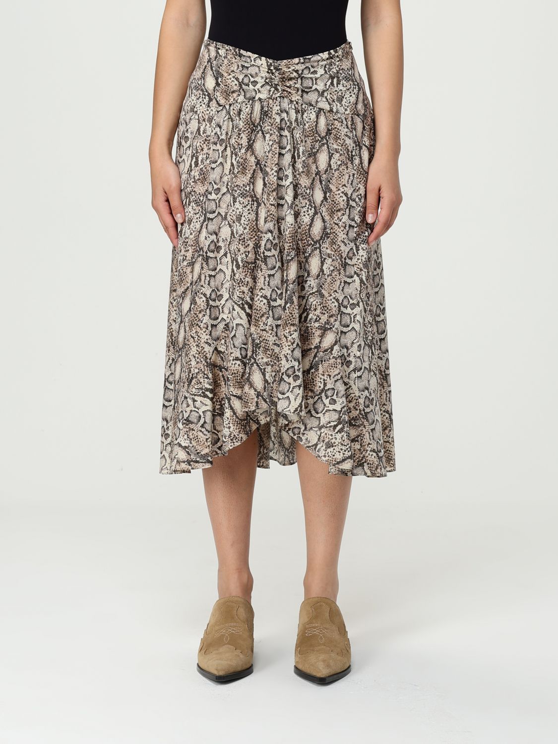 スカート ISABEL MARANT Woman Skirt Beige JU0336FAC1J05I 23NL