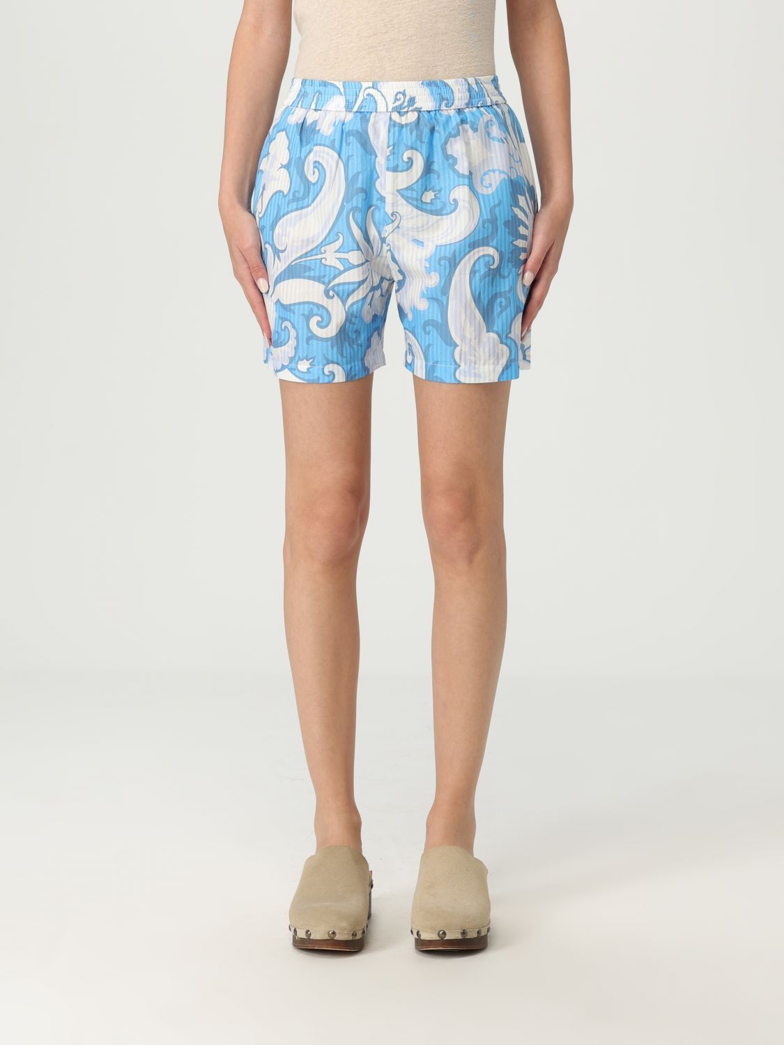 ワンピース水着 ETRO Woman Swimsuit Blue WRPA0014AK749 X0888