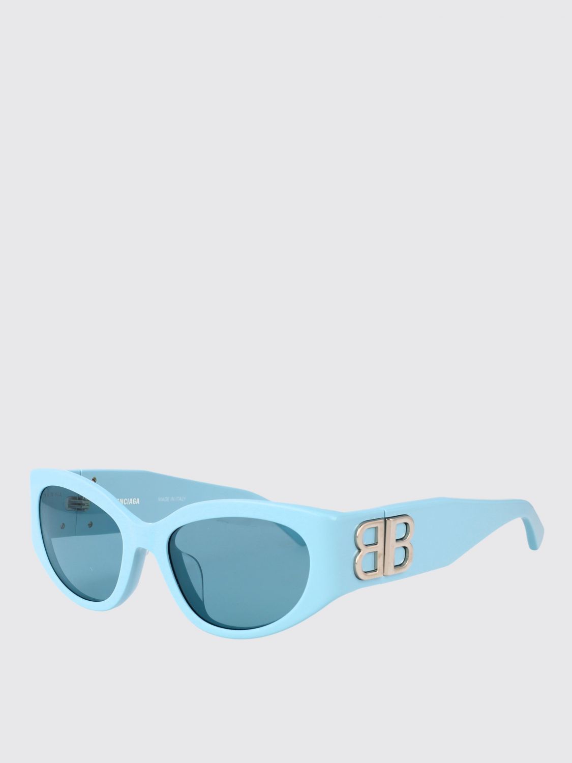 サングラス BALENCIAGA Woman Sunglasses Gnawed Blue BB0324SK 013